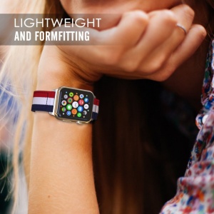 Curea Apple Watch 1 42MM-Tech Protect Welling- Navy/Red - Img 7