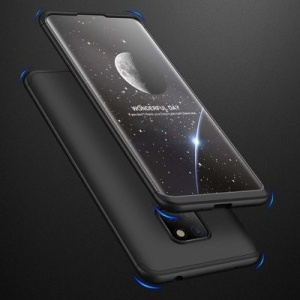 Husa Huawei Mate 20 -GKK 360 Front and Back Case Full Body Cover -Neagra - Img 2