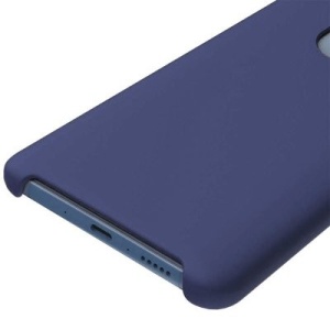 Husa Huawei Mate 20 - Silicone Case Soft Flexible Rubber Cover-Dark Blue - Img 4