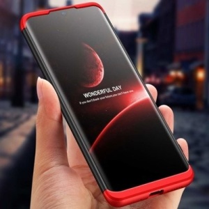 Husa Huawei Mate 30 Lite -GKK 360 Front and Back Case Full Body Cover - Negru cu Rosu - Img 6