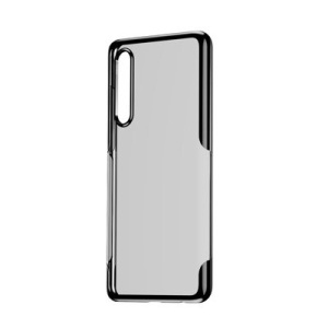 Husa Huawei P30 -Baseus Shining Case-transparenta cu negru - Img 4