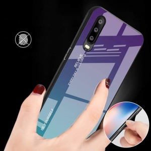 Husa Huawei P30 PRO-Gradient Glass Durable Cover din sticla securizata 9H - Img 2