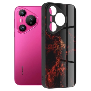 Husa Huawei Pura 70 - Printing Glass Red Nebula