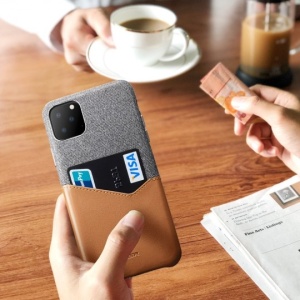 Husa Iphone 11 PRO -ESR Metro Wallet-Maro cu gri - Img 2