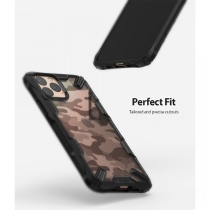 Husa Iphone 11 PRO MAX- Ringke Fusion X- Camo Black - Img 5