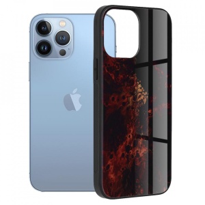 Husa iPhone 14 Pro Max- Printing Glass Red Nebula - Img 1