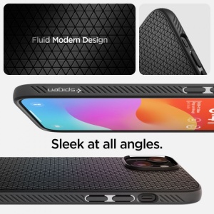 Husa iPhone 15 Plus Spigen Liquid Air- Negru - Img 3