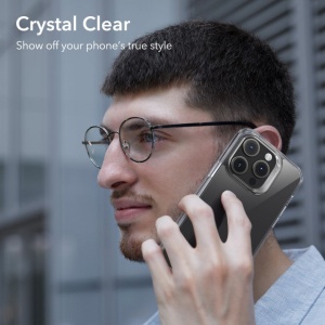 Husa iPhone 15 Pro - ESR Ice Shield transparenta - Img 3