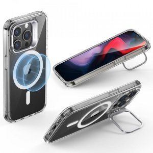 Husa iPhone 15 Pro Max Classic Kickstand Case cu MagSafe de la ESR - transparenta - Img 5