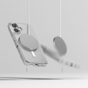Husa iPhone 16 Plus Ringke Fusion Magsafe Matte clear - Img 5