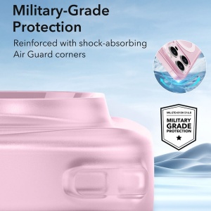 Husa iPhone 16 Pro ESR Zero HaloLock Frosted Pink - Img 4