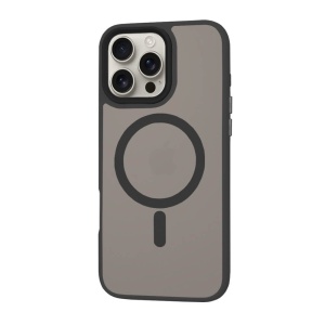Husa iPhone 16 Pro Max HaloFrost MagSafe Neagra - Img 5