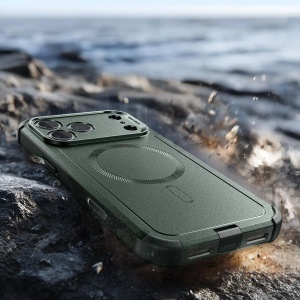 Husa iPhone 17 Pro Max ESR Cyber Armor Halolock verde - Img 6