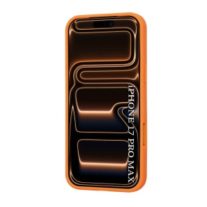 Husa iPhone 17 Pro Max Magsafe Pro transparenta / portocaliu Techsuit - Img 3