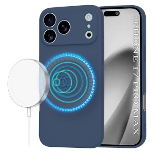Husa iPhone 17 Pro Max SoftFlex Magsafe albastra - Img 1