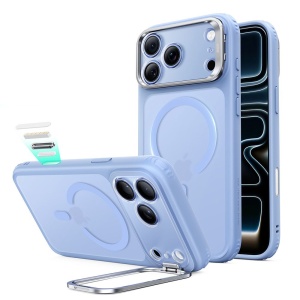 Husă iPhone 18 Pro Max - ESR Classic Hybrid HaloLock Kickstand - Frosted Light Blue