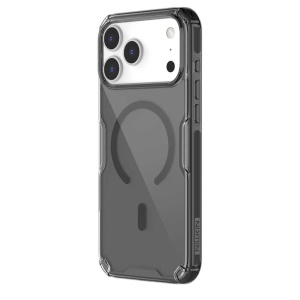 Husă iPhone 18 Pro Max - Nillkin Nature TPU Pro MagSafe - Transparent Black - Img 3