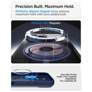 Husă iPhone 18 Pro Max - Spigen - Ultra Hybrid MagSafe - Frost Deep Blue - Img 7