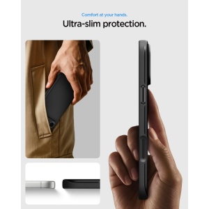 Husă iPhone 18 Pro Max Subțire Spigen Thin Fit - neagra - Img 6