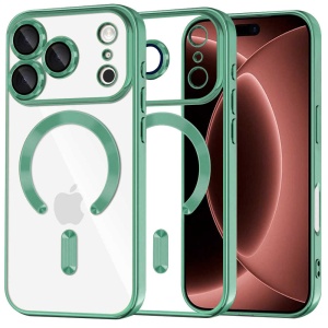 Husă iPhone 18 Pro Max - Techsuit Luxury Crystal - Light Green