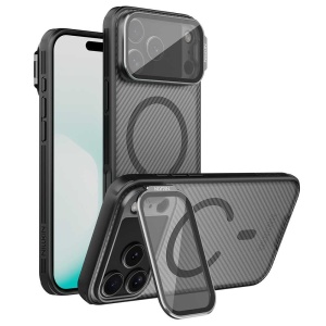 Husă iPhone 18 Pro - Nillkin CamShield Prop Magnetic - Transparent Black