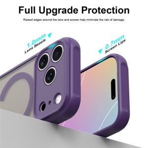 Husă iPhone 18 Pro și 17 Pro - Techsuit - HaloFrost II - Dark Cherry - Img 6
