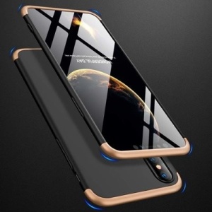Husa Iphone XR-GKK -Negru cu Auriu - Img 2