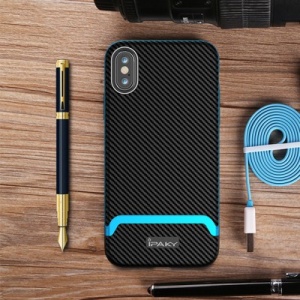 Husa iPhone XS Max- iPaky Bumblebee Neo Hybrid cu rama albastra - Img 6
