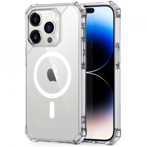 husa magsafe ESR Air Armor HaloLock transparenta pentru telefonul iPhone 14 Pro Max