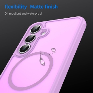 Husa Samsung Galaxy A17 HaloFrost Magsafe roz - Img 6