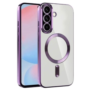 Husa Samsung Galaxy A17 Magsafe Luxury Crystal transparenta /mov