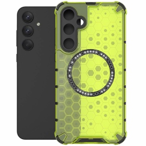 Husa Samsung Galaxy A26 HoneyComb Shield Magsafe Lime Green