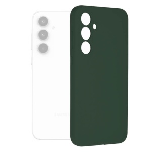 Husa Samsung Galaxy A35 5G Soft Edge Silicone verde inchis - Img 1