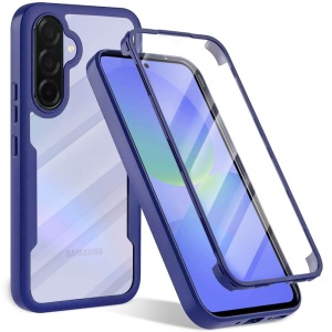 Husa Samsung Galaxy A37 5G ColorVerse 360 + Screen Protector margine albastra