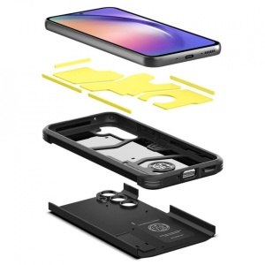 Husa Samsung Galaxy A54 5G -Spigen Tough Armor -Black - Img 7