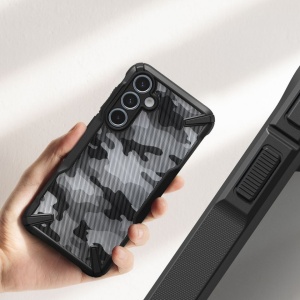 Husa Samsung Galaxy A55 - Ringke Fusion X- Camo Black - Img 3