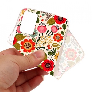 Husa Samsung Galaxy A71- Matt Printing Soft TPU Flowers - Img 2