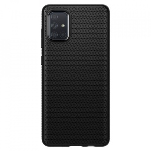 Husa Samsung Galaxy A71 -Spigen Liquid Air- Negru mat - Img 2