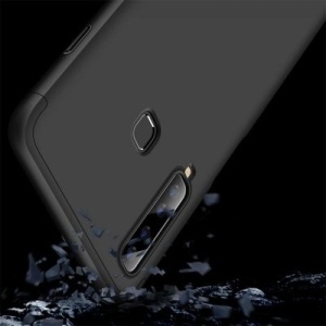 Husa Samsung Galaxy A9 -GKK 360 Front and Back Case Full Body Cover Negru - Img 4