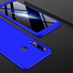 Husa Samsung Galaxy A9 -GKK 360 Front and Back Case Full Body Cover Albastra - Img 6