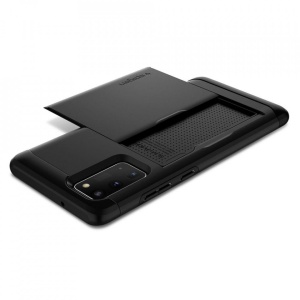 Husa Samsung Galaxy Note 20 -Spigen Slim Armor CS Neagra - Img 2