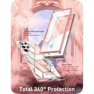 Husa Samsung Galaxy S23 Ultra -Supcase I Blason Cosmo -Marble - Img 4