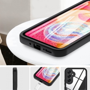 Husa Samsung Galaxy S24 Plus ColorVerse 360 + Screen Protector -margine neagra - Img 5