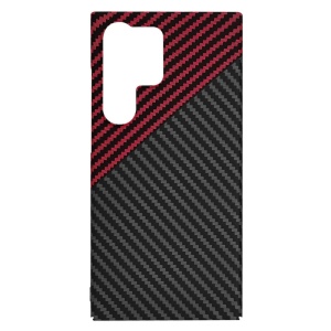 Husa Samsung Galaxy S24 Ultra Carbonite FiberShell Red Vortex - Img 2