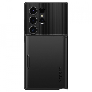 Husa Samsung Galaxy S24 Ultra - Spigen Slim Armor CS Neagra - Img 2