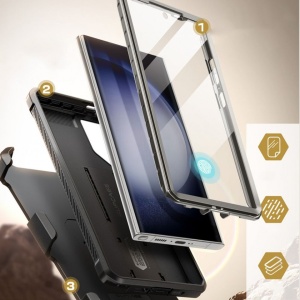 Husa Samsung Galaxy S24 Ultra Supcase Unicorn Beetle Pro Tigrey - set - Img 4