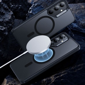 Husa Samsung Galaxy S25 Plus Classic Hybrid HaloLock cu MagSafe de la ESR Frosted Black - Img 3