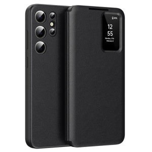 Husa Samsung Galaxy S25 Ultra SmartView Techsuit Neagra