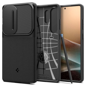Husa Samsung Galaxy S25 Ultra Spigen Optik Armor Neagra - Img 4