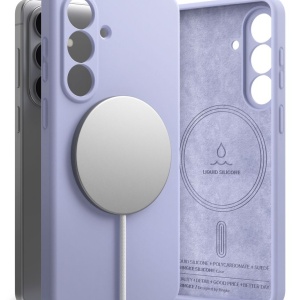 Husa Samsung Galaxy S26 Plus Ringke Silicone Magnetic Magsafe Lavander